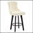 Button Tufted Bar Stools