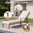 SeeHill Pool Lounge Chair, Aluminum Outdoor Chaise Lounge with Thick Cushion, Outdoor Lounger Pool Furniture with 6-Position Adjustable Backrest, Patio Lounge Chair for Outside, Deck-1740688309