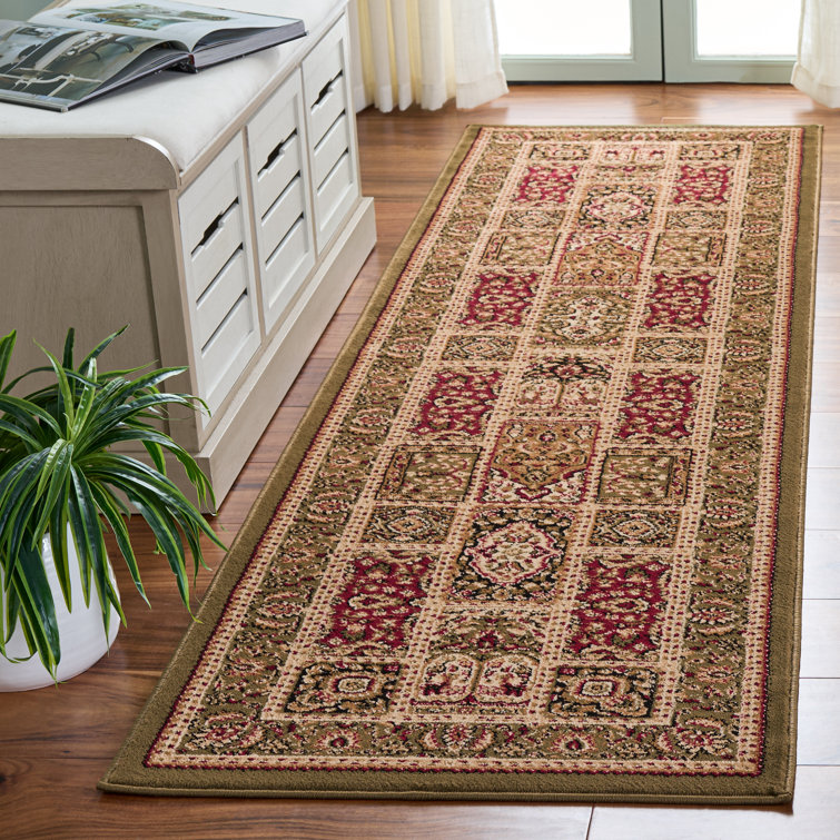Tapis oriental vert Malayah Klose