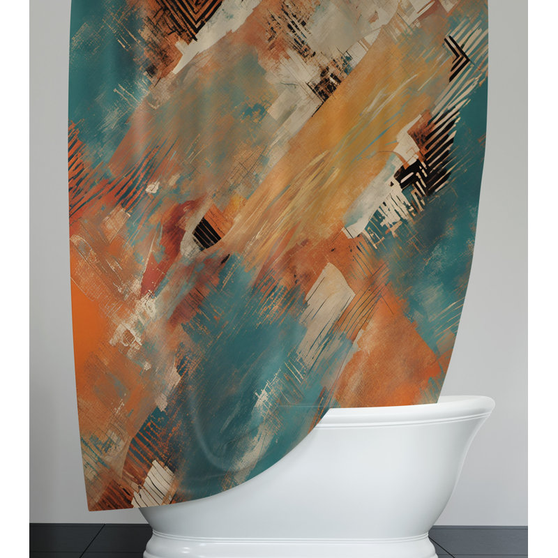 Rideau de douche Rosemonde, H 93 po x l 70 po