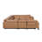 Top Grain Italian Leather 8-Piece U-Shaped Modular Power Reclining Sectional With 4 Power Recliners & Power Headrests – No Console-111134645