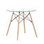 Table de salle à manger moderne pour 4 personnes, table de salle à manger avec 4 chaises