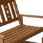 Arianna Rubberwood Outdoor Glider