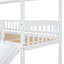 Twin Over Full Bunk Bed With Slide and Storage Stairs-2022369351