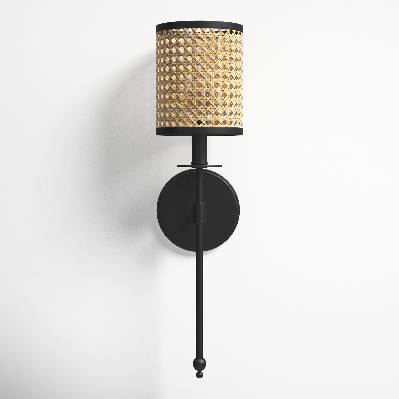 Drax Single Light Steel Dimmable Wall Sconces