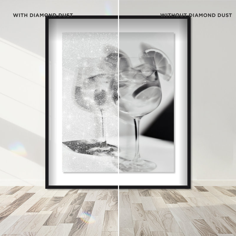 Phantom Pour Framed Graphic Art, 37.5"H x 46.5"W, Black Shadowbox