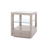 Gavin Glass End Table