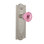 Meadows Plate with Crystal Pink Door Knob