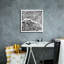 "Epic Graffiti" Paris Map Black "par Laura Marshall, art mural sur toile-1477265814