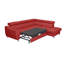 Aribel Faux Leather Corner Sofa with Sleeping Function and Storage Box with Adjustable Headrests -1619128320-1619128323