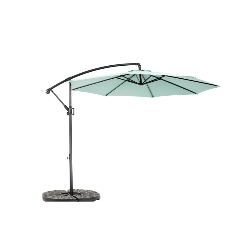 Parasol de jardin de 10 pi pour un moment extérieur confortable - avec abat-jour et installation facile