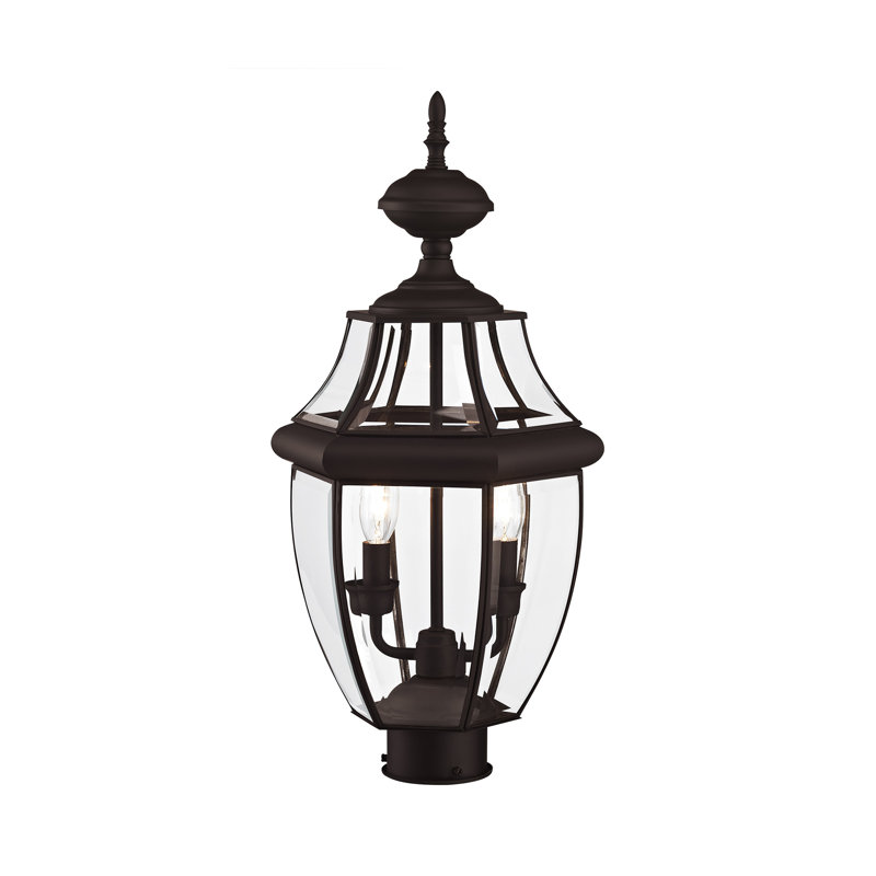 Tête de lanterne câblée 1 lumière Arelene, H 21,5 po x l 10,5 po x P 10,5 po, Bronze