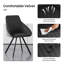 43cm H Velvet Upholstered Metal Side Chair-267549245