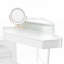 Meuble-lavabo de coin avec miroir et lumières DEL