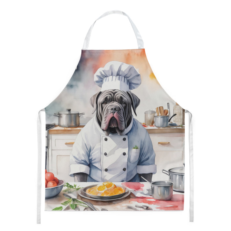 No Pattern Bib Apron