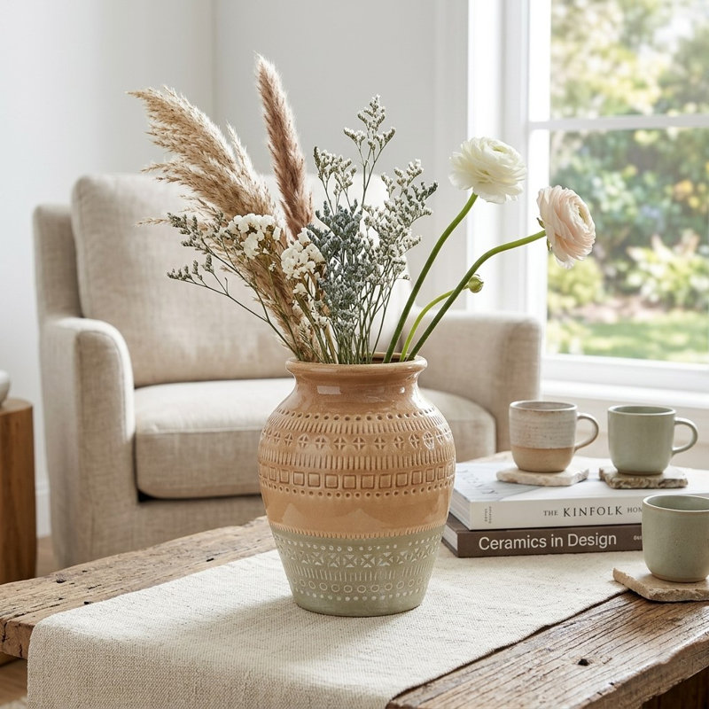 Handmade Terracotta Table Vase