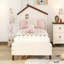Lit plateforme en bois pour enfant avec tête de lit Michigantown-562576370-562576371