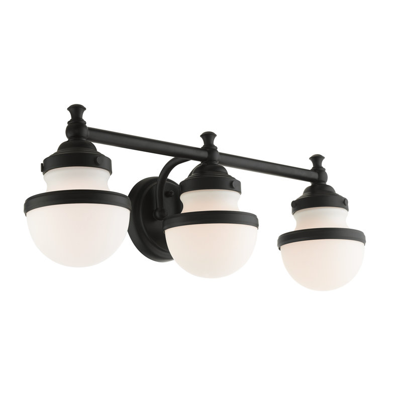 Aseret 3 - Light Dimmable Vanity Light, Black