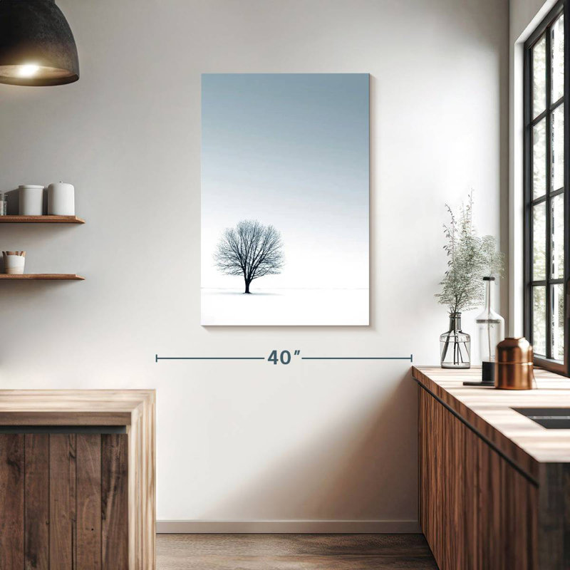 Harnek Tree In Winterscape, 39" H x 26" W