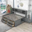 Full Wooden Daybed with 4 Drawers-98114154
