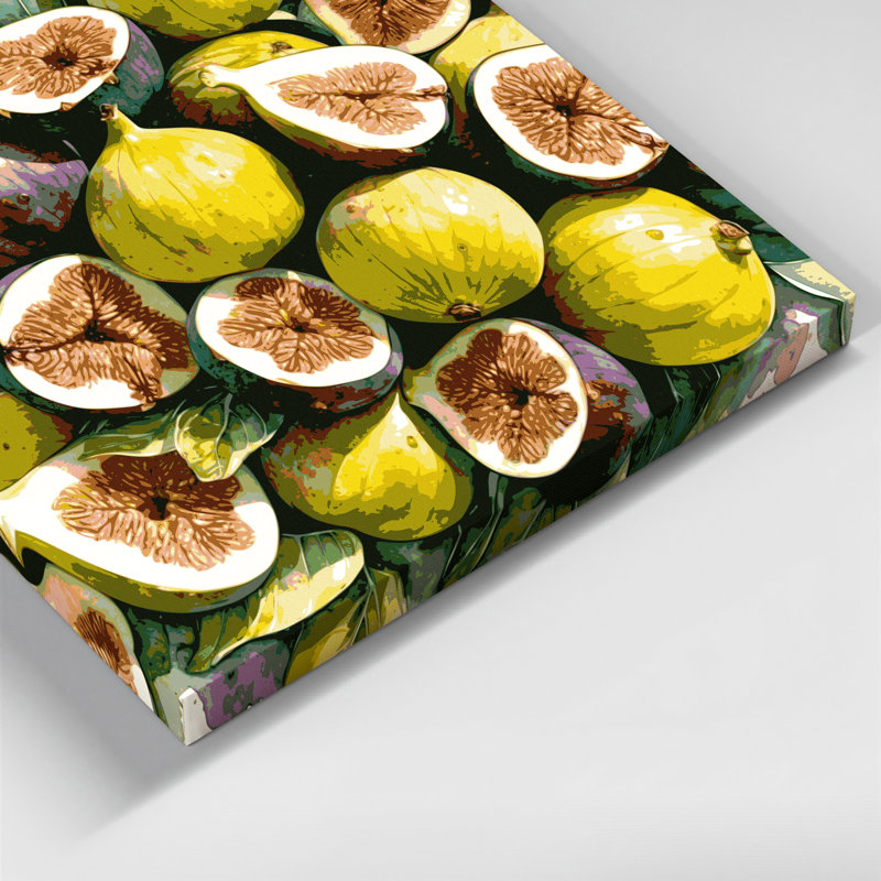 «Fruit Fig Kadota», art mural sur toile, H 24 po x l 36 po