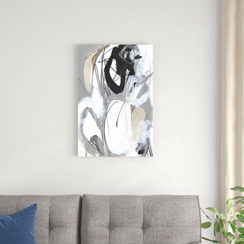 " Tangled Threads IV " by June Erica Vess Painting Print, 30" H x 20" W