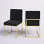 Chaise d'appoint rembourrée en velours Amberdawn-1602561295-1602561294