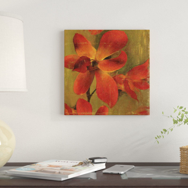 « on fire i », impression sur toile, H 48 po x l 48 po x P 1,5 po, Pas de tapis, Toile tendue