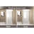 Pivot Shower Door With Brushed Nickel Aluminum Frame, Half Frame Shower Door-124898768