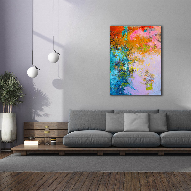 Toile épique Graffiti «Cloud Dreams 5» par Dorothy Fagan, 40 po x 54 po