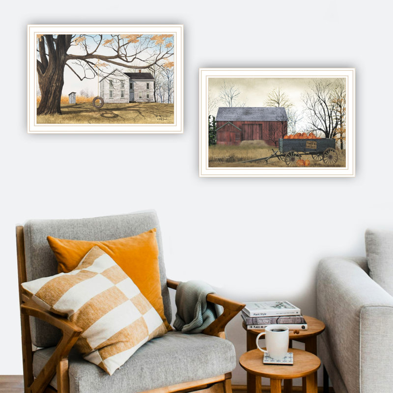 Art mural sur toile - 2 thèmes de décoration de salon et de chambre à coucher par Découvrez le charme du blanc encadré