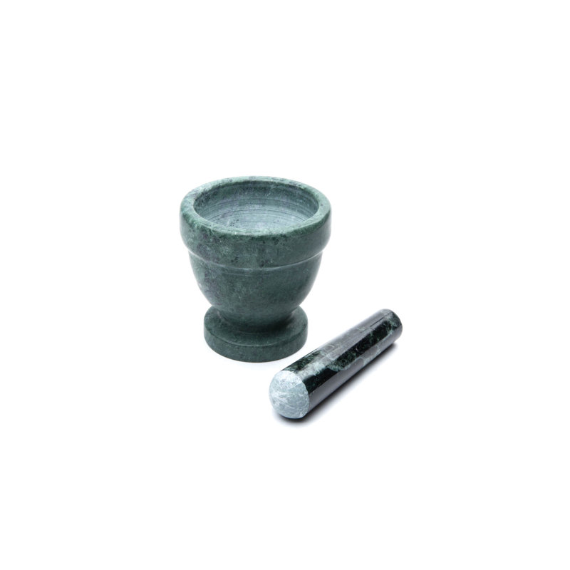 Marble Mortar And Pestle Set, 5.5" H x 3.15" W x 3.15" D