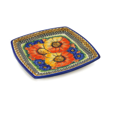 Polish Pottery 6" Appetizer Plate