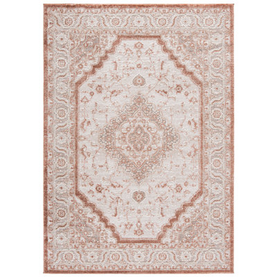 Lunara Power Loom Polyester; Jute/Sisal; Polypropylene Plastic Oriental Indoor Rug