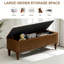 Banc de rangement avec repose-pieds Astin-941326835