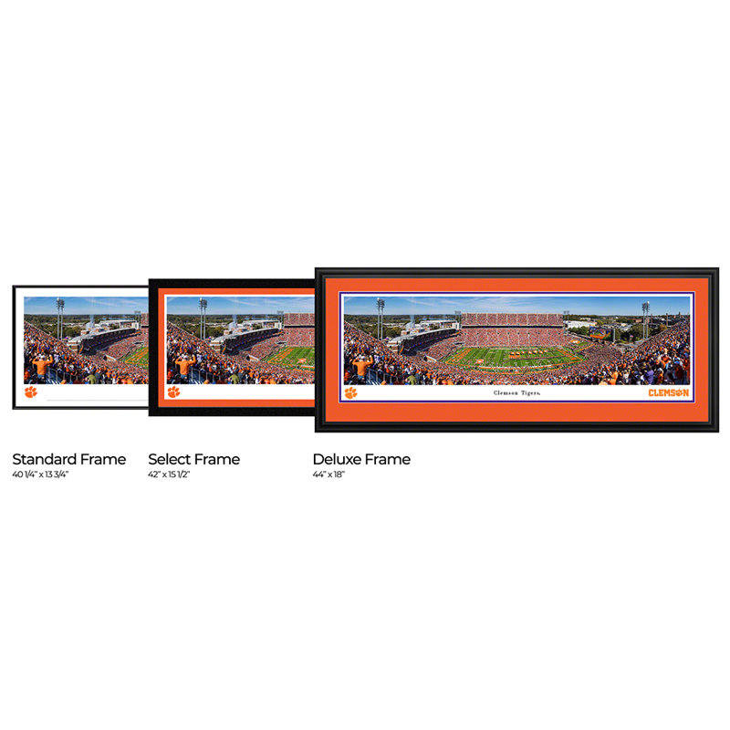 " Clemson Tigers " by James Blakeway Print