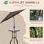 Table de patio d'extérieur 4 pièces - chaises pliantes, parasol réglable, table en verre texturé Wave. Noir Fabrication. Pour la piscine, le jardin, la terrasse. À. Ensemble de salle à manger 2 en acier robuste Dine