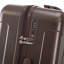 20 po / 24 po / 28 po 3 pièces / ensemble en valise à roulettes ABS, valise de cabine, couleur assortie, serrure à combinaison TSA (brun)