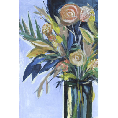 Flowers In A Vase II by Melissa Wang - Wrapped Canvas Painting