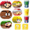 Mario Birthday Decorations Tableware,120pcs Mario Plates and Napkins Set