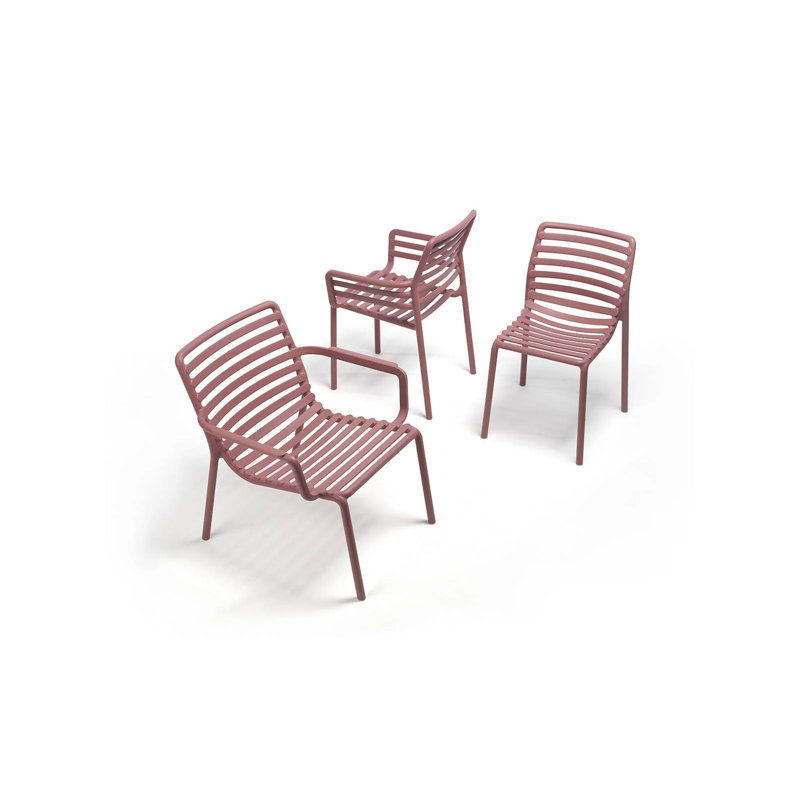 Doga Outdoor Dining Armchair, Marsala