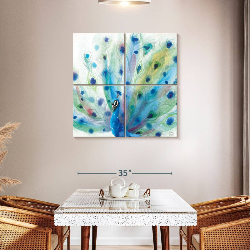 Brampt Peacock Glory, 38" H x 38" W