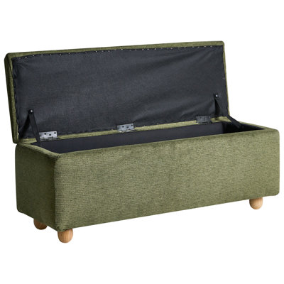 Fabric Upholstered Storage Bench
