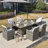 Aliaksey 6 - Person Patio Conversation Set with Cushions