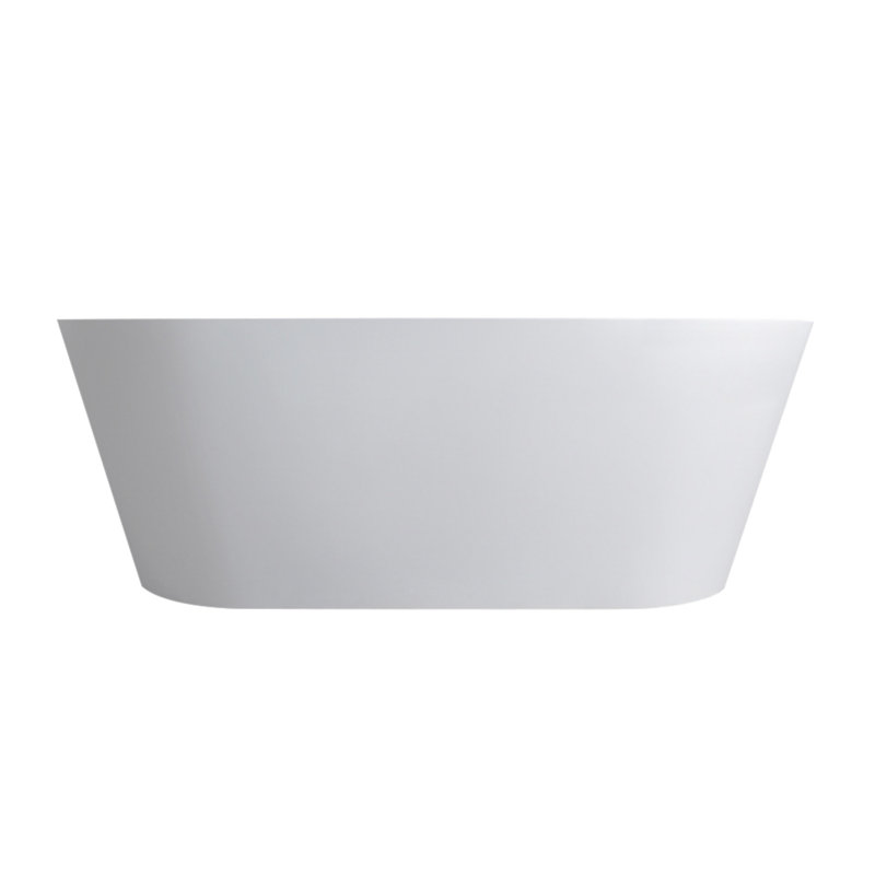 71 Inch Freestanding Solid Surface Soaking Bathtub For Bathroom