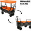 Chariot pliable avec auvent 480Lbs-112289095