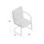 Chaise longue d'extérieur en acier thermolaqué Kutcher (ensemble de 2)-726224629