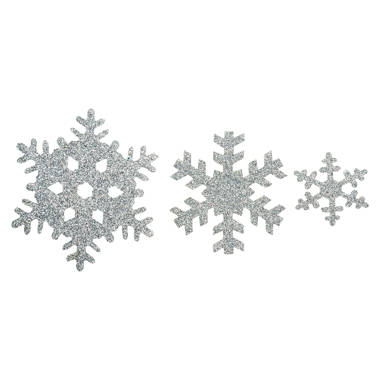 The Holiday Aisle® 10 Piece Decorative Snowflake Cutout Set