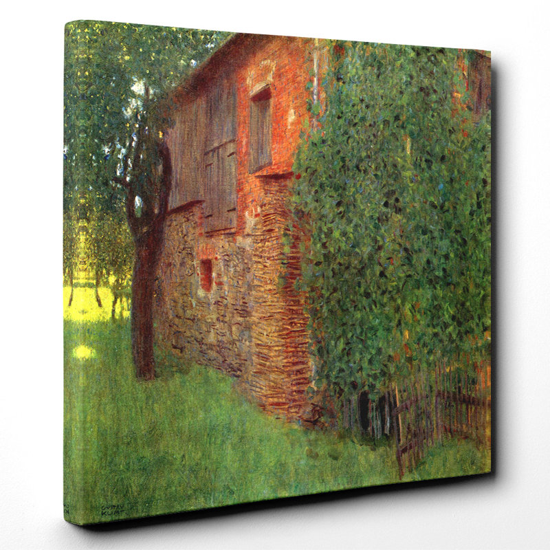 Gustav Klimt - Wrapped Canvas Painting, 35cm H x 35cm W