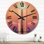 Horloge murale en bois massif Sandisfield
